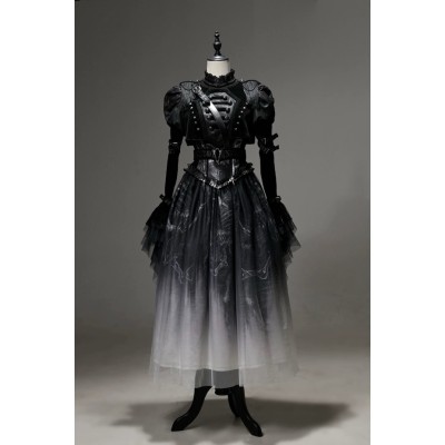 Lilith House Phantom Knight Corset Top Bolero and Skirt Set(Reservation/Full Payment Without Shipping)